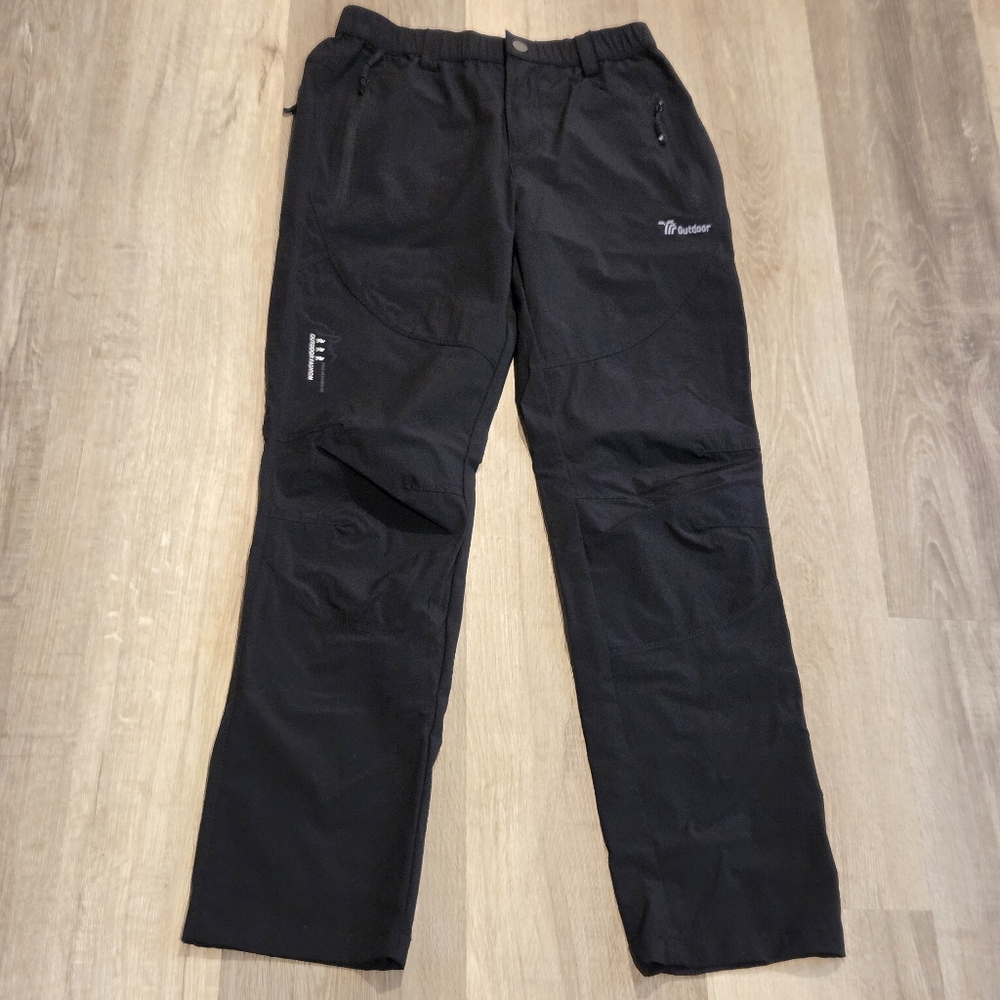 TBY Men's Outdoor Hiking Sport Nylon Lightweight Zip Pocket  Pants Sz XS